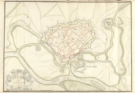 Map of Roermond, 1705