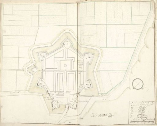 Plan of Willemstad, ca. 1701-1715