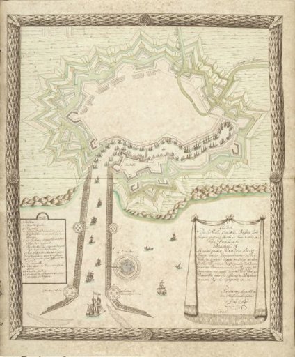 Plan of Dunkirk, 1706