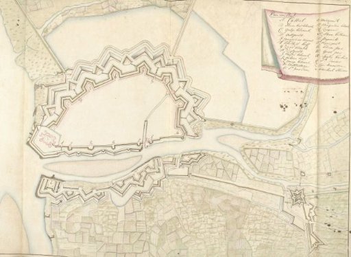 Plan of Sluis, ca. 1701-1715