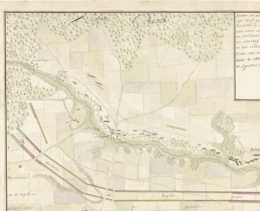 Order of battle of the French army behind the river IJse, 1705