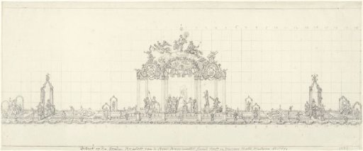 Table Decoration for the Golden Wedding of Burgomaster Gerrit Hooft, 1757