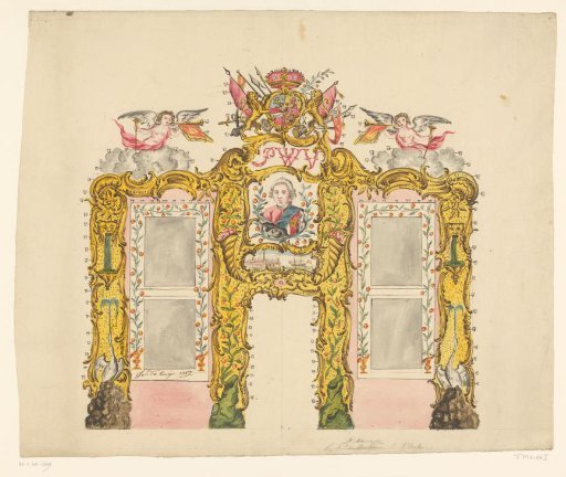 Decoration of the House of B. Mauritz in Vlissingen, 1766
