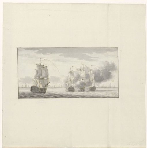 Willem Crul Attacked by the English, 1781