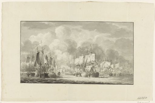 Sea Battle at Dogger Bank, 1781