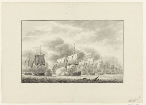 Sea Battle at Dogger Bank, 1781