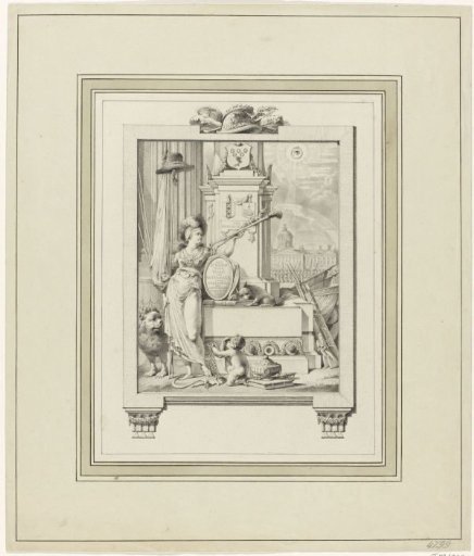 Allegorical monument for Isaak van Goudoever, 1787