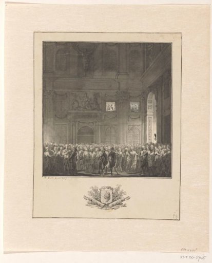 Crowd in the Town Hall on the Dam, 1787