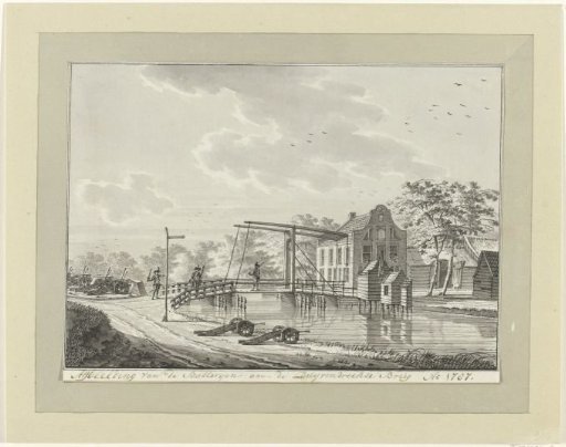 Battery at the Duivendrecht Bridge, 1787