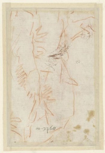 Torso of a walking man