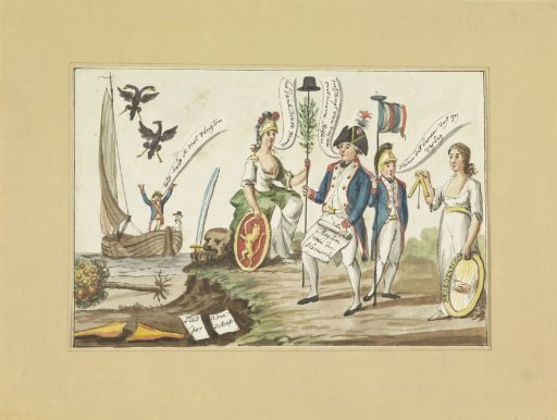 Restoration of freedom thanks to the French, 1795