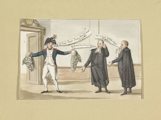 France takes away the wigs, 1795