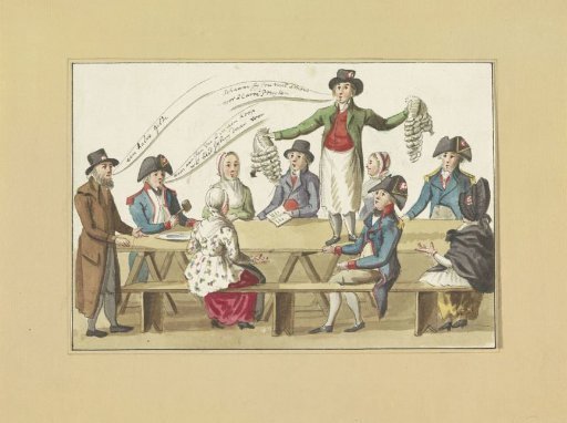 Sale of the wigs, 1795