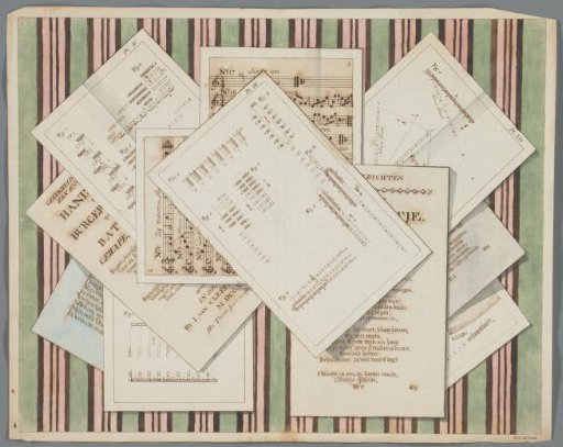 Boerenbedrieger with sheets of manoeuvres, ca. 1799-1803