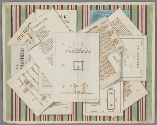 Boerenbedrieger with sheets of manoeuvres, ca. 1799-1803