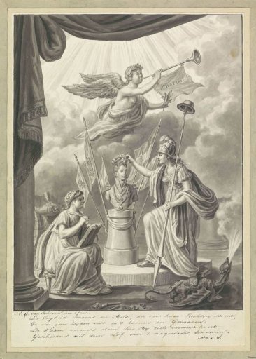 Allegory on the Bravery of the Prince of Orange, 1815