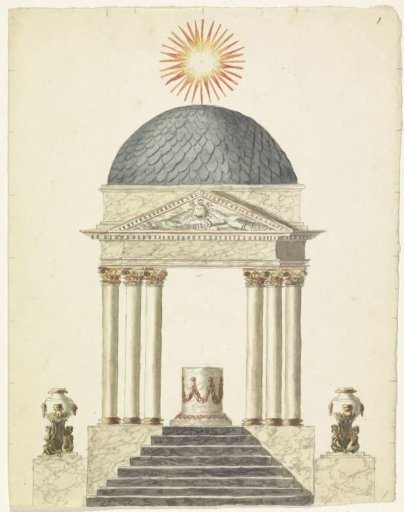 Triumphal Arch at the Haarlemmerpoort, 1816