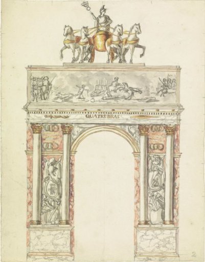 Triumphal Arch at the Eenhoornsluis, 1816