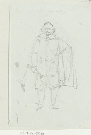 Vondel in the theatrical performance on the second centenary of the Athenaeum Illustre in Amsterdam, 1832