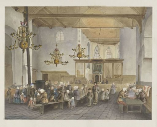 Reception of the Veenendalers in the Geertekerk in Utrecht, 1855