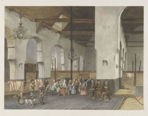 Reception of the Veenendalers in the Geertekerk in Utrecht, 1855