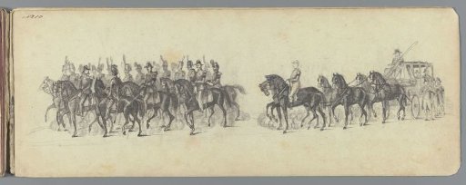 Funeral Procession of Anna Pavlovna (sheet 10), 1865