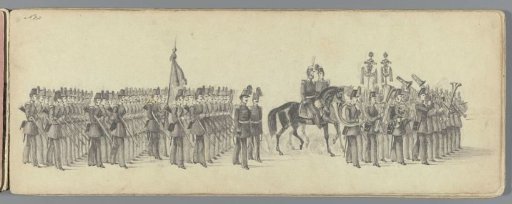Funeral Procession of Anna Pavlovna (sheet 2), 1865