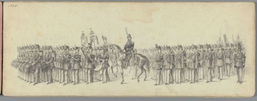 Funeral Procession of Anna Pavlovna (sheet 3), 1865