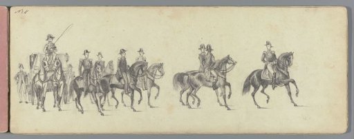 Funeral Procession of Anna Pavlovna (sheet 4), 1865