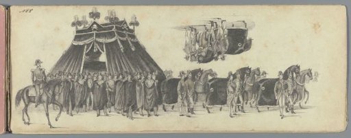 Funeral Procession of Anna Pavlovna (sheet 8), 1865