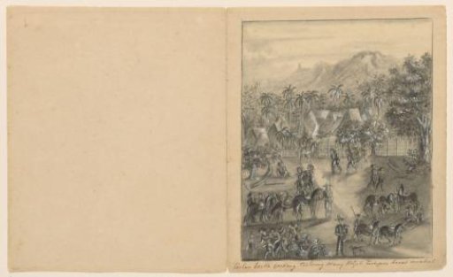 Coolen opens the rice granary to help the common people, ca. 1820-1850