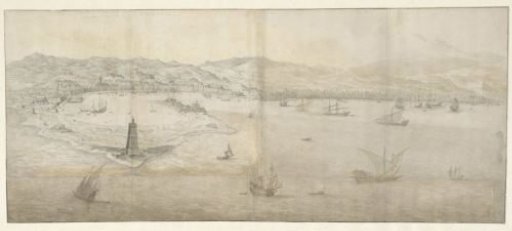 View of the Bay of Messina, Sicily