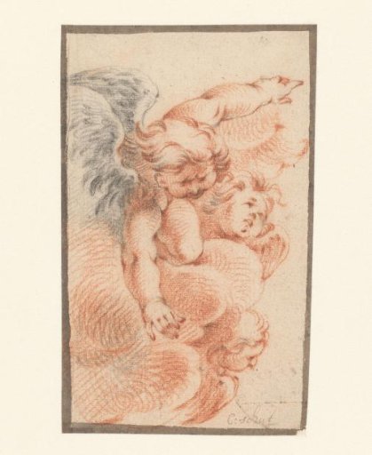Three Cherubim in a Cloud