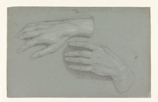 Two studies of hands