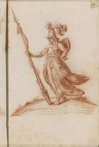 Pallas Athena in armor