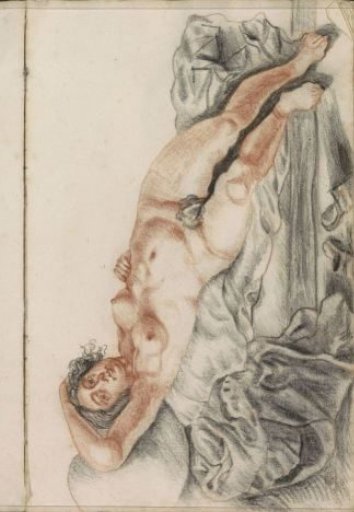 Reclining nude woman, possibly Venus