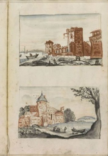 Two town views