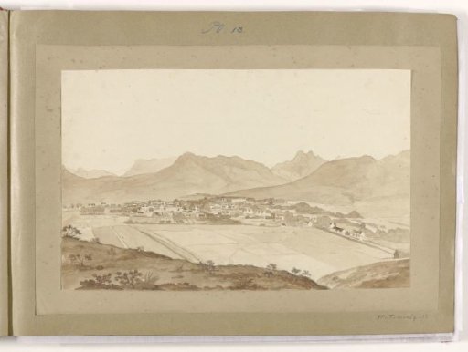 View of Stellenbosch, Drakenstein, and the Simonsberg Mountains