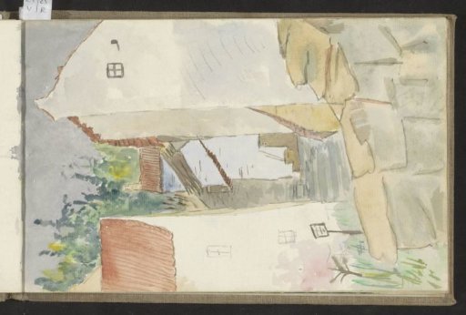 Alley between houses