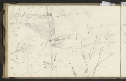 Landscape with Trees and a Pole