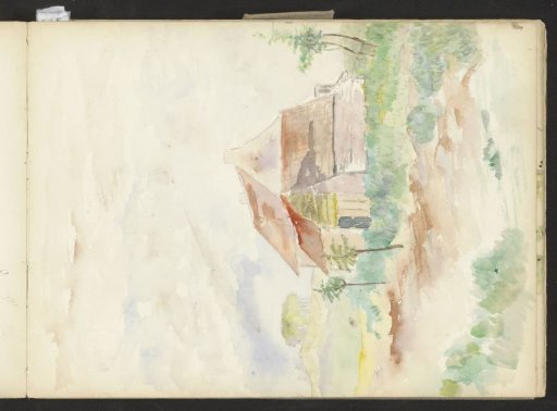 Farmhouse by a road