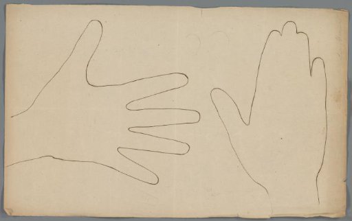 Outline of a hand