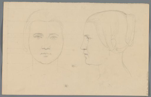 Study of a woman's face