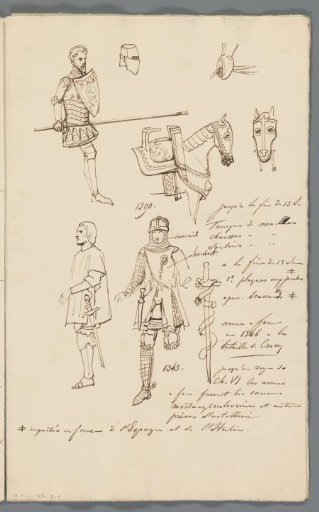 Studies of medieval armor