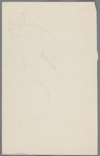 Study of a reclining woman