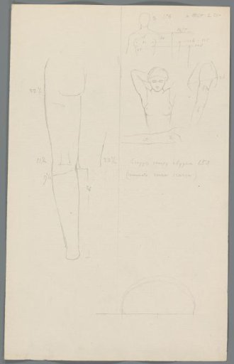 Proportion study of a woman
