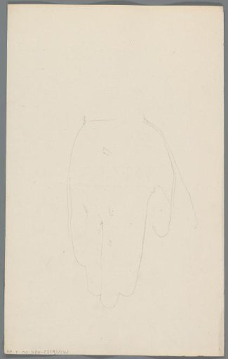 Outline of a hand
