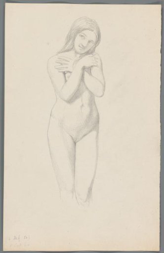 Nude young woman