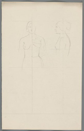 Proportion study of a woman