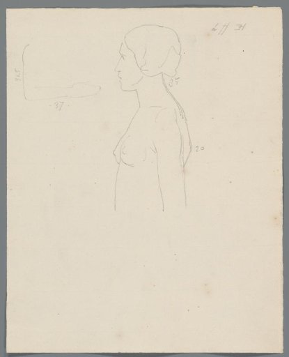 Proportion study of a woman